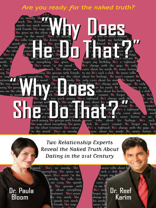 Title details for "Why Does He Do That?" "Why Does She Do That?" by Paula Bloom - Available